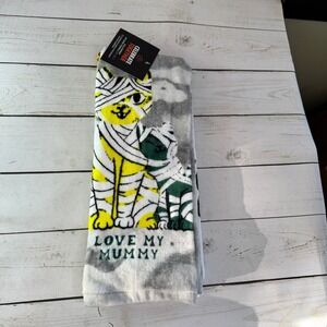 Celebrate Together Halloween Kitchen‎ Towels Set 2 Love My Mummy Cats New